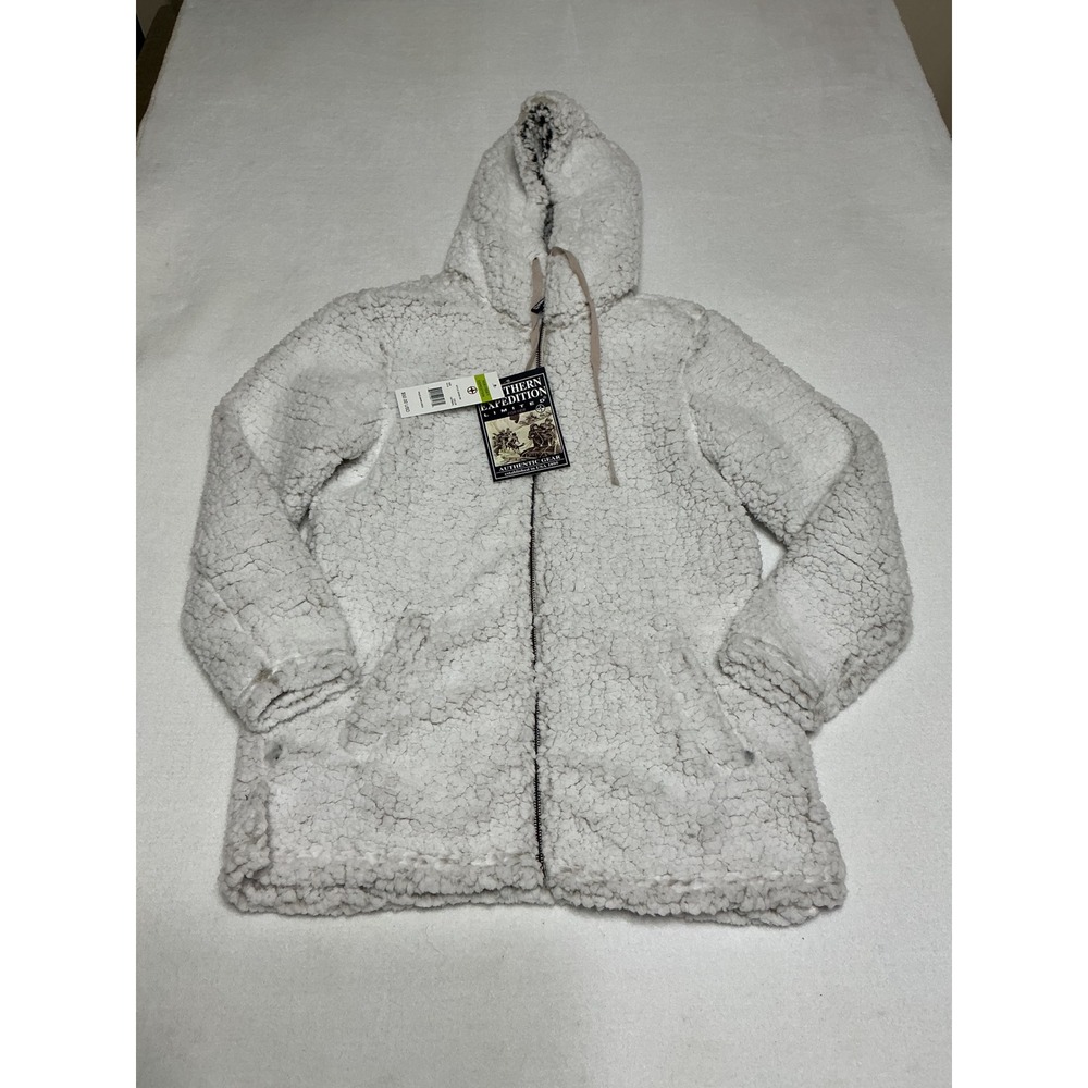 Northern Expedition Limited Sherpa Jacket Girls 14/16 Oatmeal Hooded G6388-OM